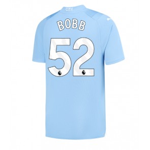 Manchester City Oscar Bobb #52 Hemmatröja 2023-24 Kortärmad